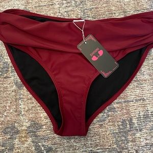 SHEKINI NWT Maroon Bottoms SZ‎ M